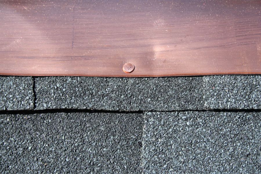 black asphalt shingles