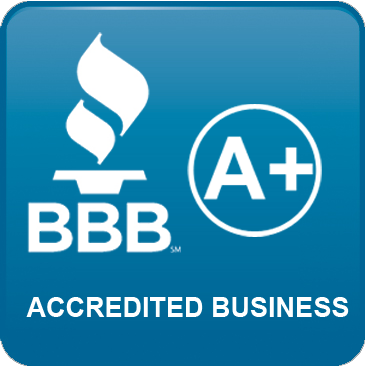 BBB A+ certified badge