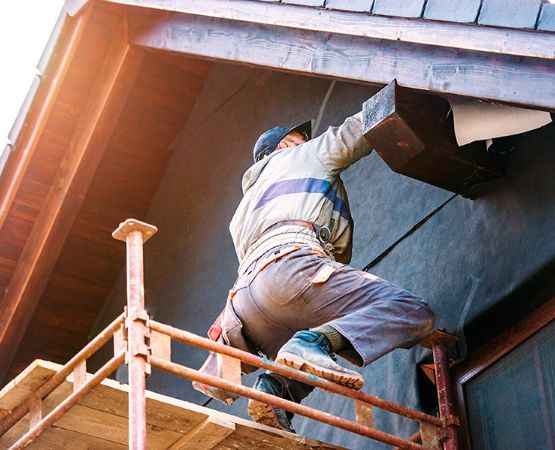 Fall roof inspection