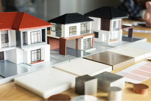 modeled houses for presentation