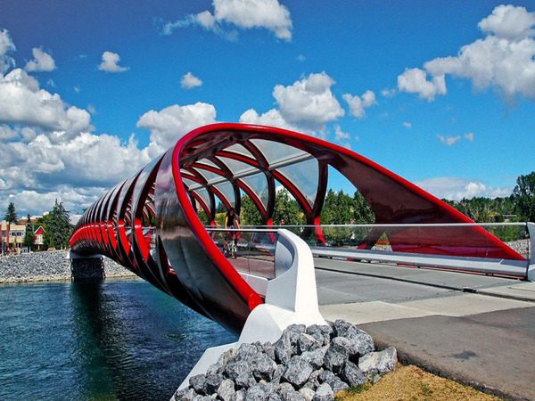 the Peace Bridge